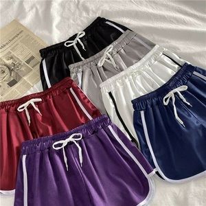 Women Satin Yoga Shorts Workout Track Fit Shorts Running Gym Fitness Hot Pants